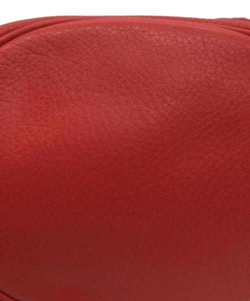 COACH（コーチ）COACH (コーチ) 巾着ショルダーバッグ レッドの古着・服飾アイテム
