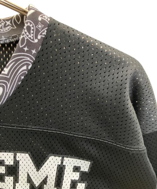 SUPREME（シュプリーム）SUPREME (シュプリーム) Bandana Football Jersey ブラック サイズ:Ｓの古着・服飾アイテム