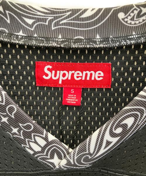 SUPREME（シュプリーム）SUPREME (シュプリーム) Bandana Football Jersey ブラック サイズ:Ｓの古着・服飾アイテム