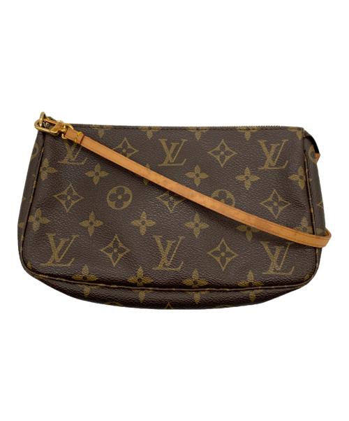 LOUIS VUITTON（ルイ ヴィトン）LOUIS VUITTON (ルイ ヴィトン) ポーチ　ポシェット・アクセソワール ブラウンの古着・服飾アイテム