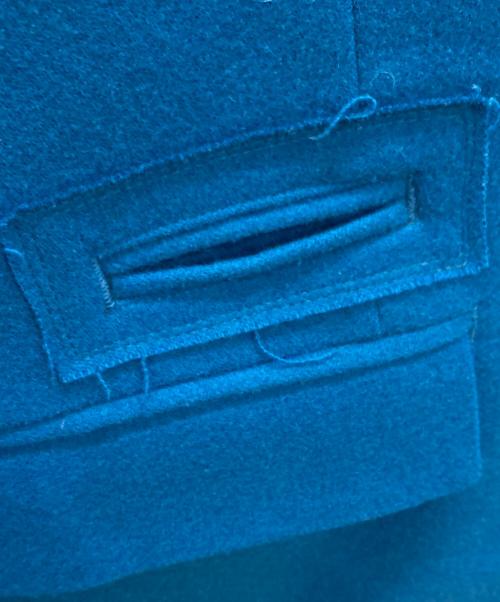 kirov（キロフ）kirov (キロフ) DOUBLE BELTS TAILORED JK ブルー サイズ:不明の古着・服飾アイテム