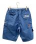 Aape BY A BATHING APE (エーエイプ バイ アベイシングエイプ) ハーフパンツ ブルー サイズ:S：7000円