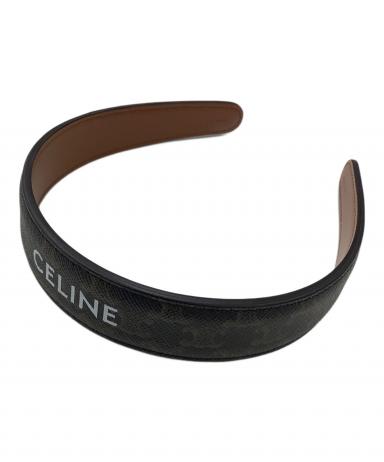 中古・古着通販】CELINE (セリーヌ) トリオンフカチューシャ ダーク