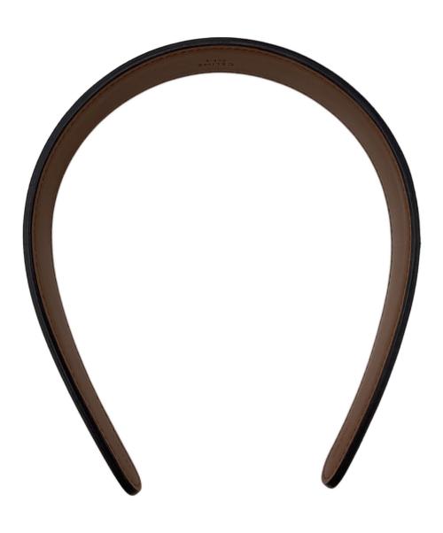 CELINE（セリーヌ）CELINE (セリーヌ) トリオンフカチューシャ ダークブラウンの古着・服飾アイテム