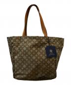 russetラシット）の古着「トートバッグ　モノグラム柄」｜ベージュ