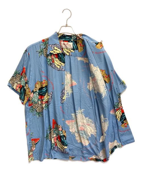 Aloha Blossom（アロハブロッサム）Aloha Blossom (アロハブロッサム) アロハシャツ ブルー サイズ:42の古着・服飾アイテム