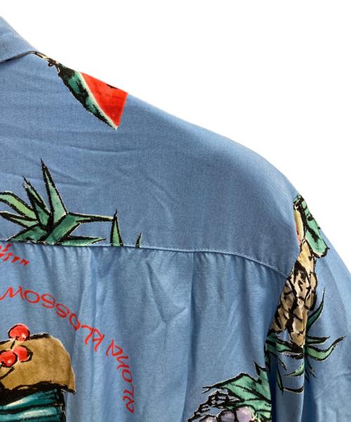 Aloha Blossom（アロハブロッサム）Aloha Blossom (アロハブロッサム) アロハシャツ ブルー サイズ:42の古着・服飾アイテム