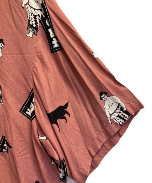 Aloha Blossom（アロハブロッサム）Aloha Blossom (アロハブロッサム) オープンカラーシャツ ピンク サイズ:46の古着・服飾アイテム