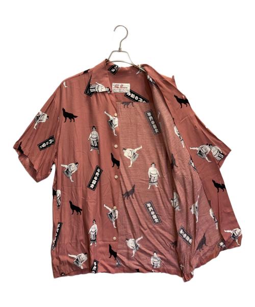 Aloha Blossom（アロハブロッサム）Aloha Blossom (アロハブロッサム) オープンカラーシャツ ピンク サイズ:46の古着・服飾アイテム