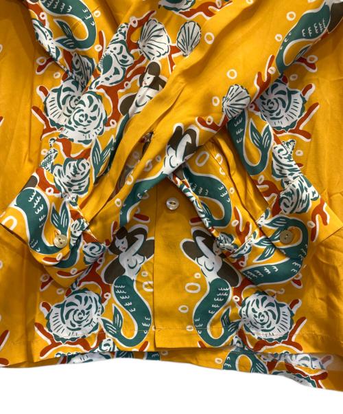 Aloha Blossom（アロハブロッサム）Aloha Blossom (アロハブロッサム) アロハシャツ オレンジ サイズ:42の古着・服飾アイテム