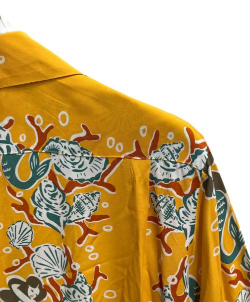 Aloha Blossom（アロハブロッサム）Aloha Blossom (アロハブロッサム) アロハシャツ オレンジ サイズ:42の古着・服飾アイテム