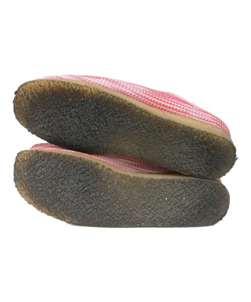 BoTT（ボット）BoTT (ボット) CLARKS (クラークス) ワラビー / レザーシューズ ピンク サイズ:US9.5Mの古着・服飾アイテム