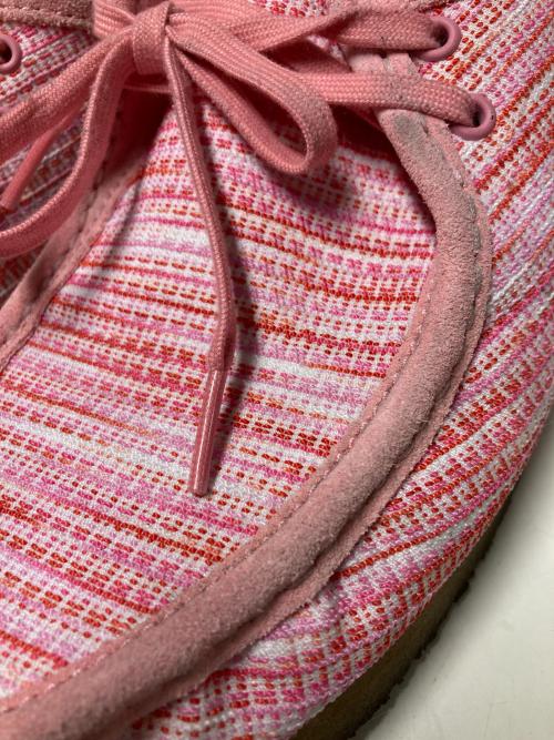 BoTT（ボット）BoTT (ボット) CLARKS (クラークス) ワラビー / レザーシューズ ピンク サイズ:US9.5Mの古着・服飾アイテム