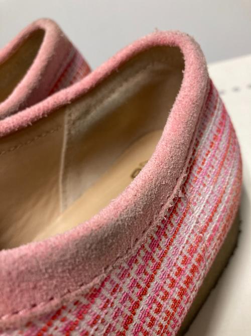 BoTT（ボット）BoTT (ボット) CLARKS (クラークス) ワラビー / レザーシューズ ピンク サイズ:US9.5Mの古着・服飾アイテム