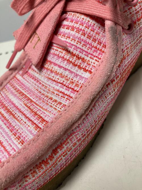 BoTT（ボット）BoTT (ボット) CLARKS (クラークス) ワラビー / レザーシューズ ピンク サイズ:US9.5Mの古着・服飾アイテム