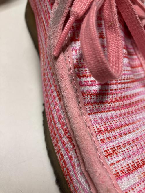 BoTT（ボット）BoTT (ボット) CLARKS (クラークス) ワラビー / レザーシューズ ピンク サイズ:US9.5Mの古着・服飾アイテム