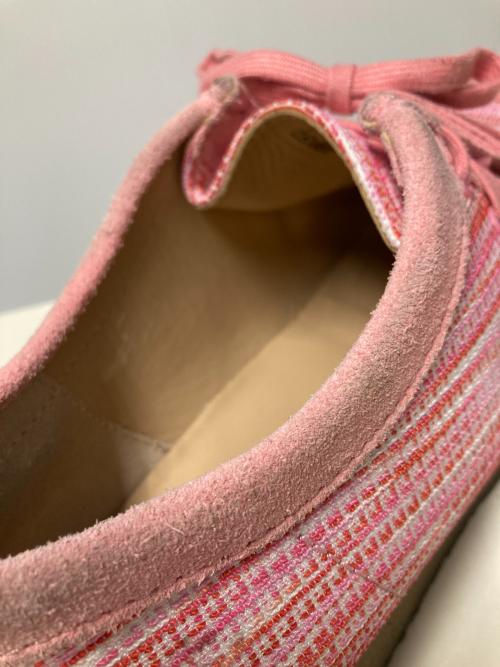 BoTT（ボット）BoTT (ボット) CLARKS (クラークス) ワラビー / レザーシューズ ピンク サイズ:US9.5Mの古着・服飾アイテム