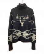 RRLダブルアールエル）の古着「厚手ニット」｜ブラック