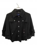 BURBERRY BLUE LABELバーバリーロンドンブルーレーベル）の古着「ショートコート」｜ブラック