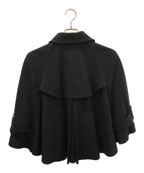 BURBERRY BLUE LABEL（バーバリーロンドンブルーレーベル）BURBERRY BLUE LABEL (バーバリーロンドンブルーレーベル) ショートコート ブラック サイズ:38の古着・服飾アイテム