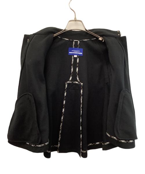 BURBERRY BLUE LABEL（バーバリーロンドンブルーレーベル）BURBERRY BLUE LABEL (バーバリーロンドンブルーレーベル) ショートコート ブラック サイズ:38の古着・服飾アイテム
