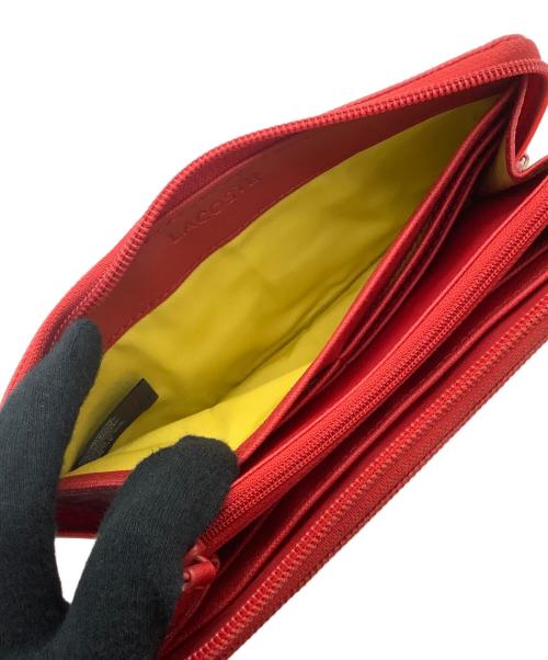 LACOSTE（ラコステ）LACOSTE (ラコステ) 長財布 レッドの古着・服飾アイテム