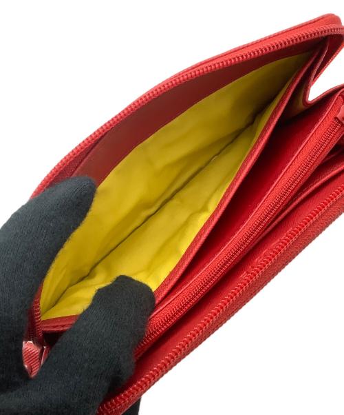 LACOSTE（ラコステ）LACOSTE (ラコステ) 長財布 レッドの古着・服飾アイテム