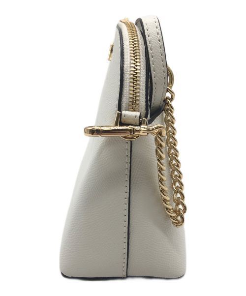 MICHAEL KORS（マイケル・コース）MICHAEL KORS (マイケルコース) ショルダーバッグ ホワイトの古着・服飾アイテム