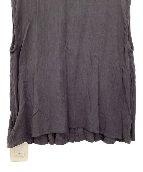 Sea Room lynn（シールームリン）Sea Room lynn (シールームリン) ノースリーブシャツ チャコールグレー サイズ:FREE 未使用品の古着・服飾アイテム