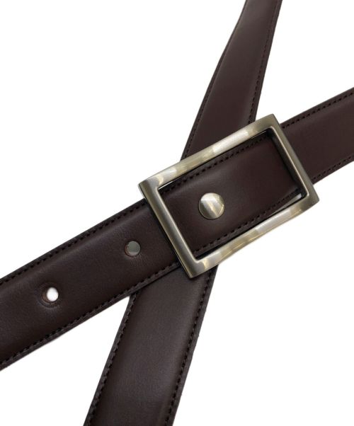 GORBE（ゴルベ）GORBE (ゴルベ) レザーベルト ブラウン 未使用品の古着・服飾アイテム