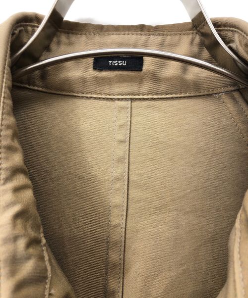 universal tissu（ユニバーサルティシュ）universal tissu (ユニバーサルティシュ) コート ベージュ サイズ:１の古着・服飾アイテム