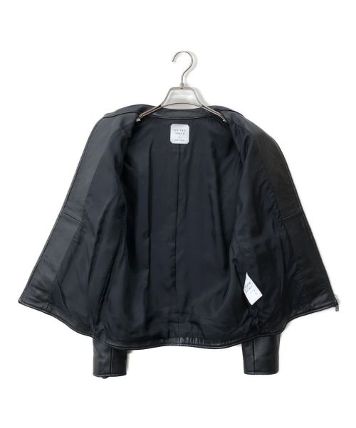 UNITED TOKYO（ユナイテッドトーキョー）UNITED TOKYO (ユナイテッドトーキョー) レザージャケット ブラック サイズ:2の古着・服飾アイテム