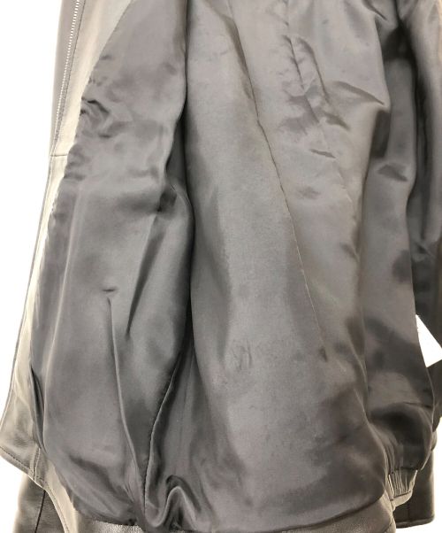 UNITED TOKYO（ユナイテッドトーキョー）UNITED TOKYO (ユナイテッドトーキョー) レザージャケット ブラック サイズ:2の古着・服飾アイテム