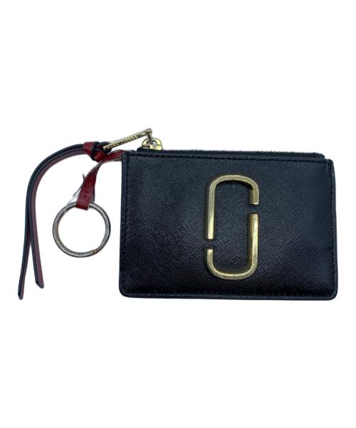 MARC JACOBS（マークジェイコブス）MARC JACOBS (マークジェイコブズ) パス・コインケース ブラック×レッドの古着・服飾アイテム