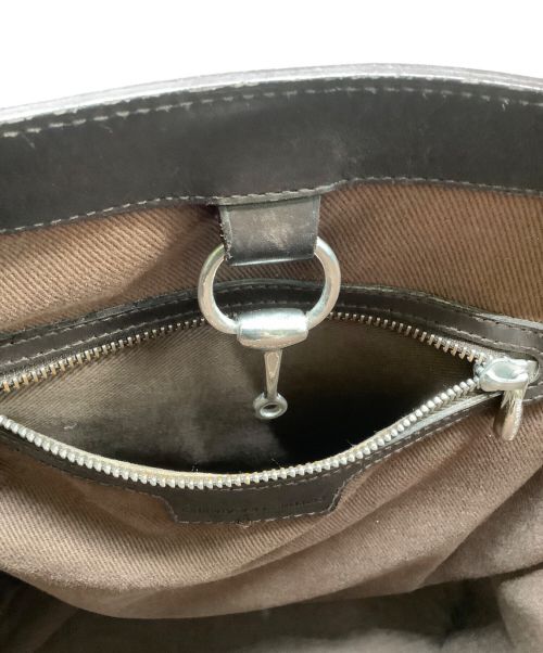 CHAMBORD SELLIER（シャンボール セリエ）CHAMBORD SELLIER (シャンボール セリエ) レザートートバッグ ブラウンの古着・服飾アイテム