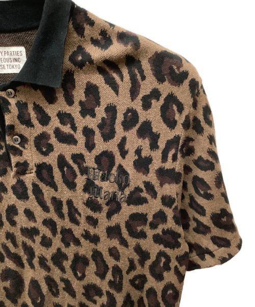 WACKO MARIA（ワコマリア）WACKO MARIA (ワコマリア) ジャガードポロ ブラウン サイズ:XLの古着・服飾アイテム