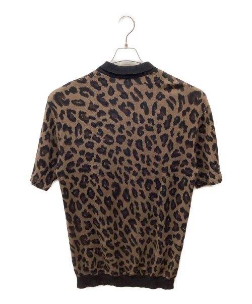 WACKO MARIA（ワコマリア）WACKO MARIA (ワコマリア) ジャガードポロ ブラウン サイズ:XLの古着・服飾アイテム