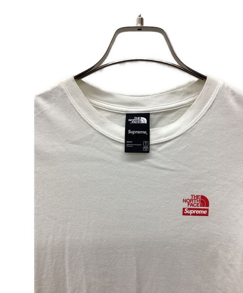 THE NORTH FACE（ザ ノース フェイス）THE NORTH FACE (ザ ノース フェイス) SUPREME (シュプリーム) Tシャツ ホワイト サイズ:USSの古着・服飾アイテム