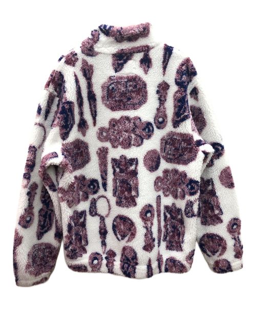 LMC（エルエムシー）LMC (エルエムシー) ボアジャケット ホワイト×パープル サイズ:Lの古着・服飾アイテム