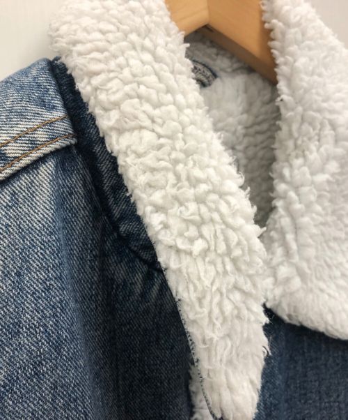 LEVI'S（リーバイス）LEVI'S (リーバイス) 裏ボアデニムジャケット インディゴ サイズ:Mの古着・服飾アイテム