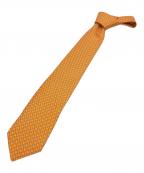 HERMESエルメス）の古着「ネクタイ」｜オレンジ