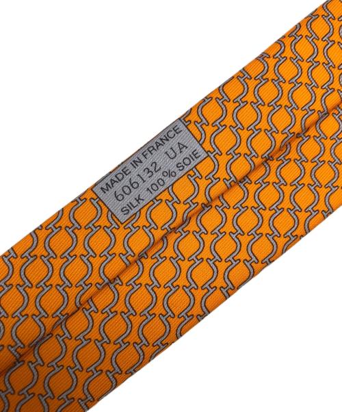HERMES（エルメス）HERMES (エルメス) ネクタイ オレンジ サイズ:ーの古着・服飾アイテム