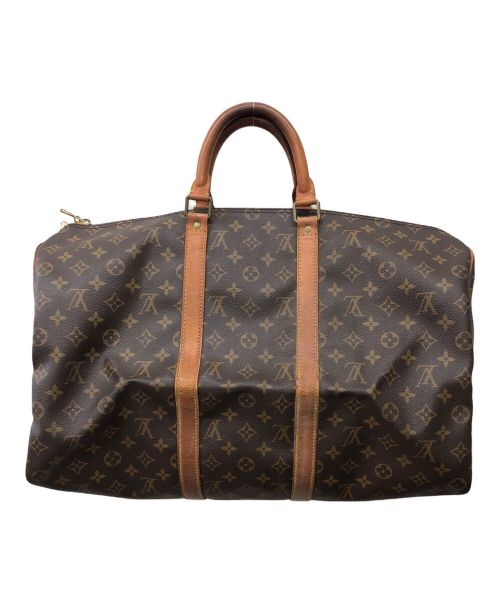 LOUIS VUITTON（ルイ ヴィトン）LOUIS VUITTON (ルイ ヴィトン) トラベルバッグ　キーポル50 ブラウンの古着・服飾アイテム