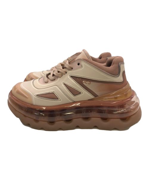 Shoes 53045（シューズ53045）Shoes 53045 (シューズ53045) スニーカー　バンプエア ベージュ サイズ:35の古着・服飾アイテム