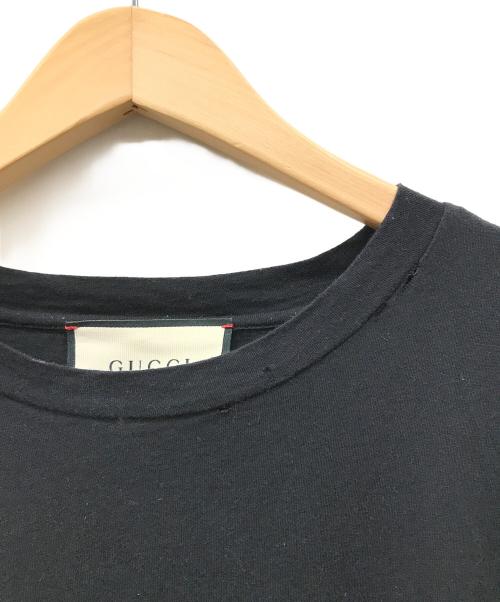GUCCI（グッチ）GUCCI (グッチ) ロゴTシャツ ブラック サイズ:XSの古着・服飾アイテム