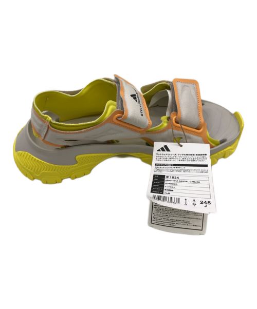 adidas（アディダス）adidas (アディダス) サンダル イエロー サイズ:24.5 未使用品の古着・服飾アイテム