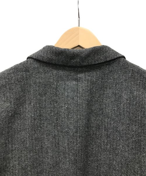 nano・universe（ナノ・ユニバース）nano・universe (ナノ・ユニバース) ダブルチェスターコート ブラック サイズ:Sの古着・服飾アイテム