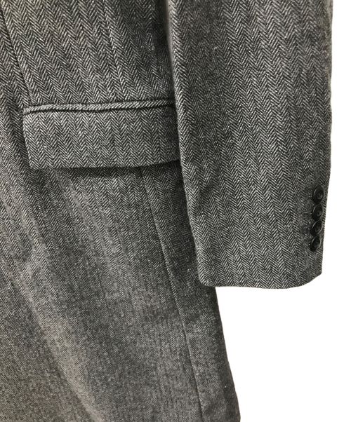 nano・universe（ナノ・ユニバース）nano・universe (ナノ・ユニバース) ダブルチェスターコート ブラック サイズ:Sの古着・服飾アイテム