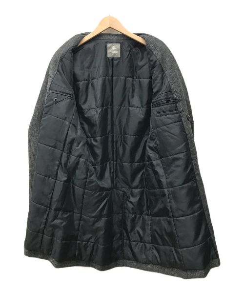 nano・universe（ナノ・ユニバース）nano・universe (ナノ・ユニバース) ダブルチェスターコート ブラック サイズ:Sの古着・服飾アイテム