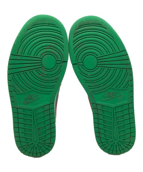 NIKE（ナイキ）NIKE (ナイキ) ハイカットスニーカー グリーン×ベージュ サイズ:26の古着・服飾アイテム